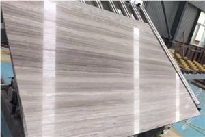 Grey Wood Grain Marble Slabs