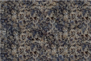 Purple-Spotted Blue Granite Slabs
