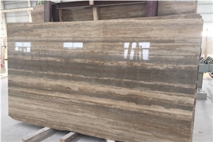 Silver Grey Hole Marble Slabs