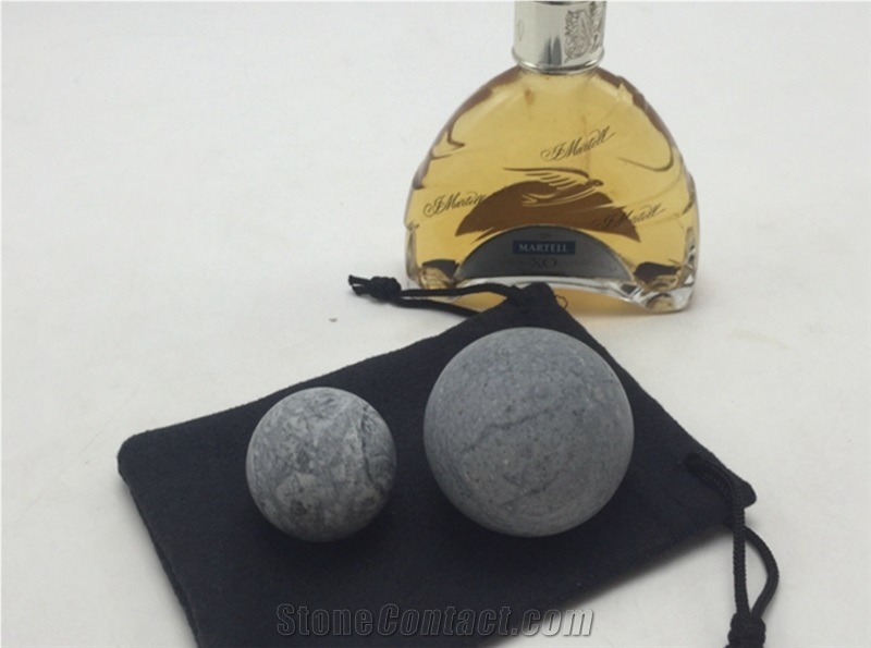 Galaxy Grey Granite Whiskey Stone Barware Gift Set