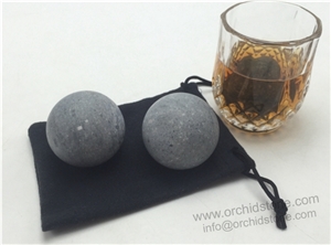 Grey Galaxy Granite Whiskey Stone Barware Set