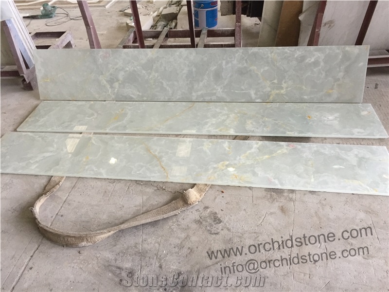 Lightweight Glass Laminated Onyx Panels for Wall