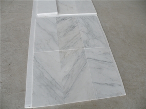 Crystal White Marble Tiles Pacific White Marble