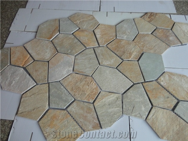 French Pattern Flagstone Cluturedstone Stacked