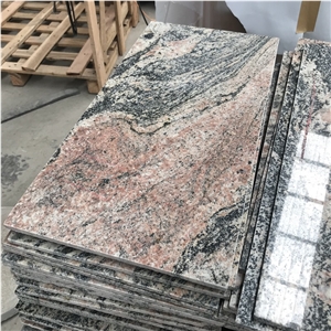 China Cheap Natural Juparana Granite Slab