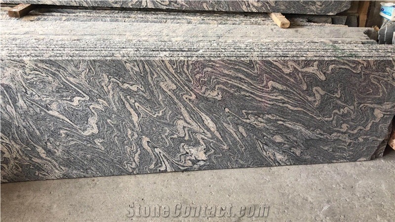 China Pink Natural Juparana Granite Slabs