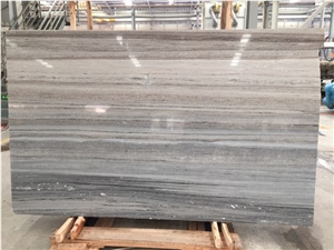 Chinese Crystal Wood Vein Marble Slab