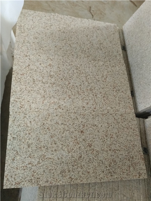 Chinese Yellow Granite G682 Flamed Surface