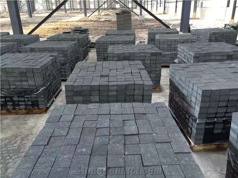 G684 Black Granite Slabs and Tiles Flooring