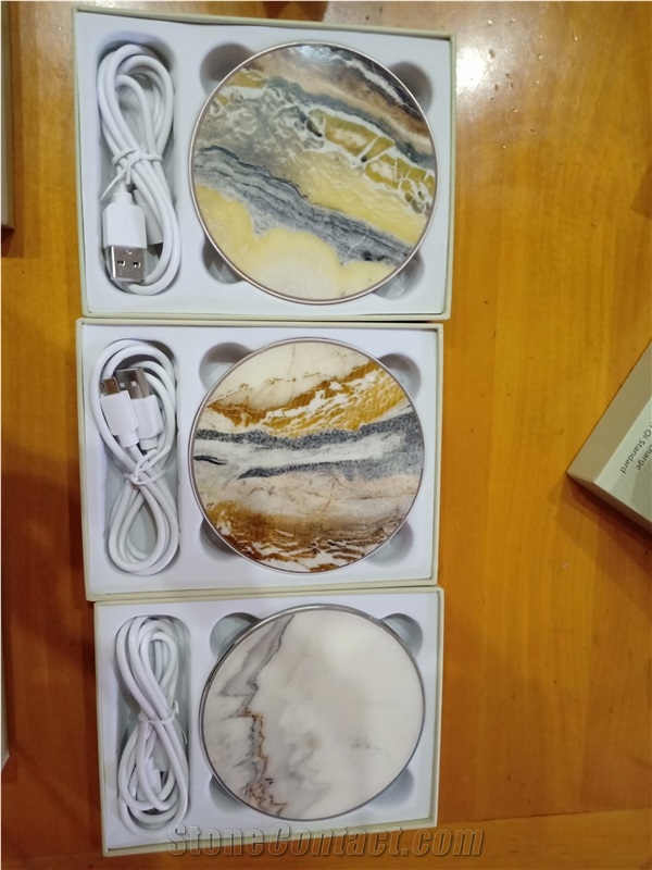 Marble Wireless Charger Stone Carved Gifts
