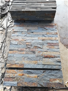 Rusty Slate Wall Cladding Culture Stone Wall Panel