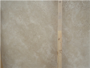 Ivory Travertine Slabs - Saw Cut Unfilled