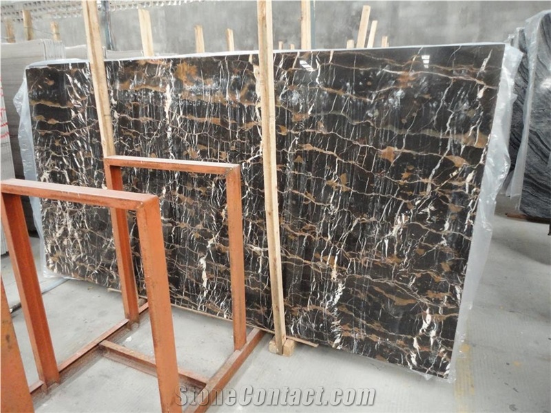 Black Marble Afghanistan Portoro Tiles,Slabs
