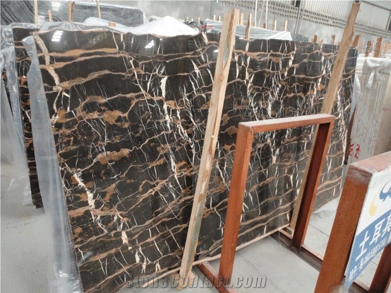 Black Marble Afghanistan Portoro Tiles,Slabs