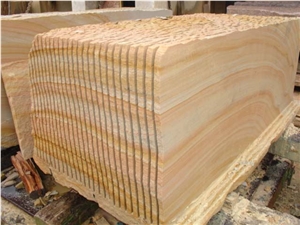 Yellow Sandstone Slabs,Tiles,Cut to Sizes