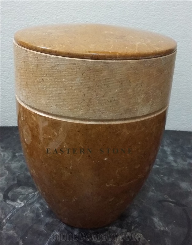 Sand Stone (Biodegradable) Cremation Urn, Ash Urn