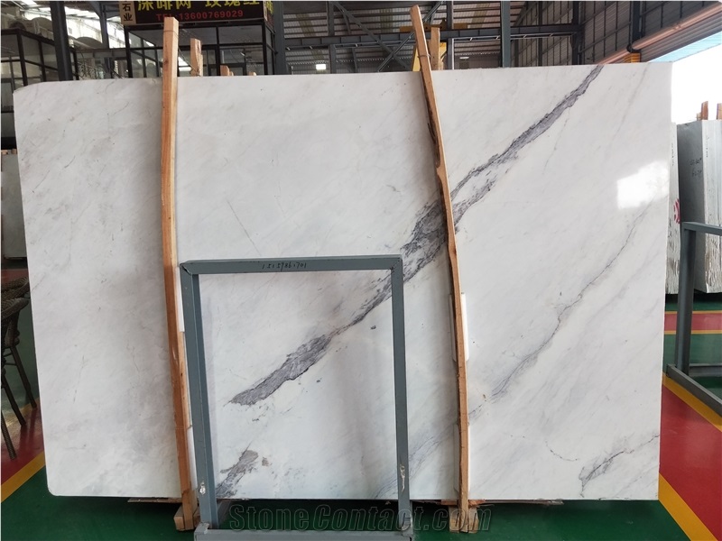China Volakas White Marble Slabs Floor Wall Tiles