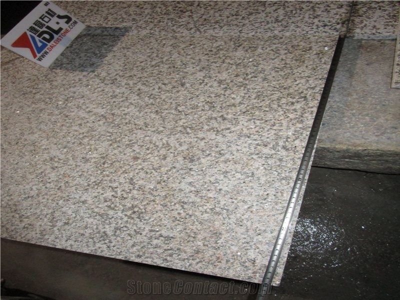 Flamed Fujian G682 Rusty Granite Floor Slab Tiles
