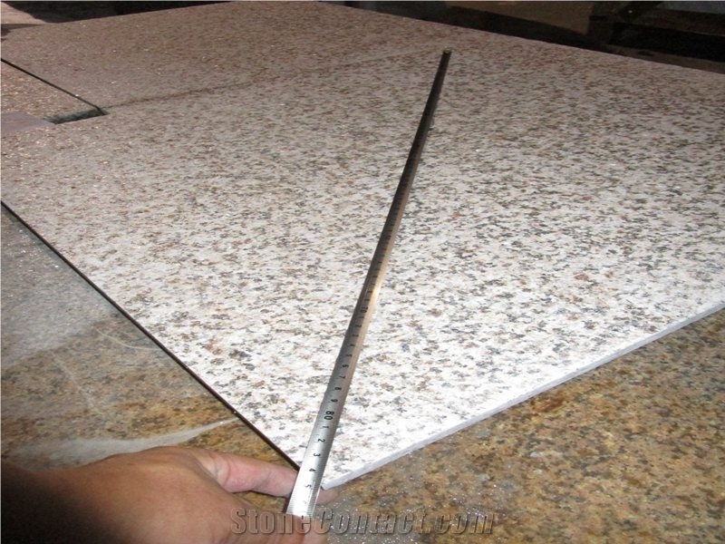 Flamed Fujian G682 Rusty Granite Floor Slab Tiles