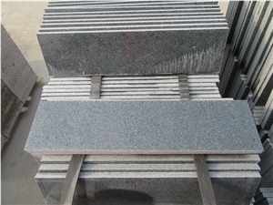 New Padang G654 Grey Granite Polished Floor Steps