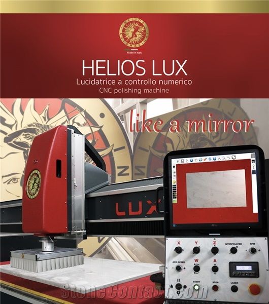 Helios Lux Bridge Polishing Machine - Bed Polisher - Single Head