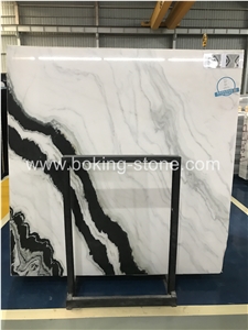 Panda White Marble Slabs and Project