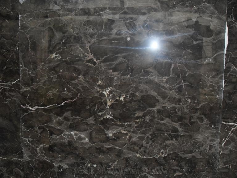 China Dark Emperador Marble Slabs Tiles