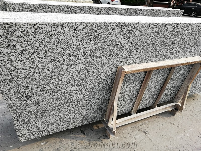 G439 Big Flower White China Granite Slabs Tiles
