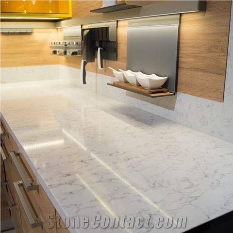 Noble Carrara Quartz Slabs
