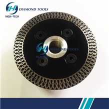 Flange Mesh Turbo Diamond Saw Blade, Marble/Tiles