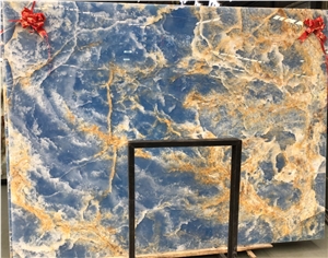 YUANDA Blue Onyx Slabs Natural Stone