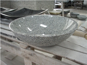 G603 Granite Wash Basins,Light Grey Grantie Sinks