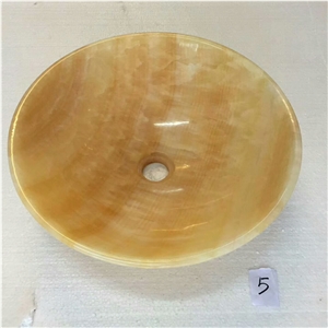 Yellow Onyx Basin,Honey Onyx Wash Bowl,Stone Sinks
