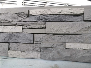 Faux Ledge Stone Panels 308-Va Volcano Ash