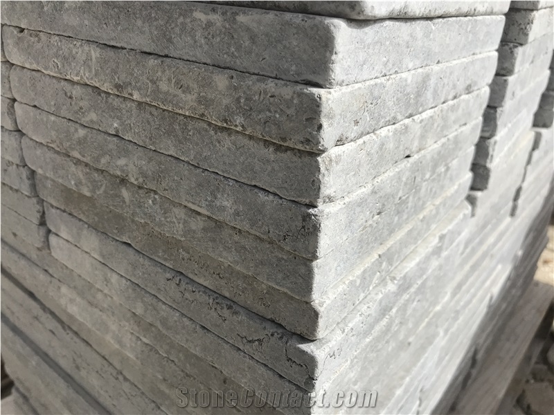 Triesta Grey Tumbled Limestone Tiles
