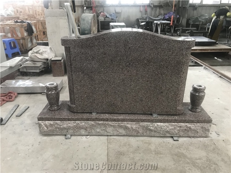 Granite Headstone Memorial American Style