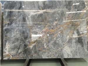 Blue Sky Clouds Marble Polished Slabs for Wall
