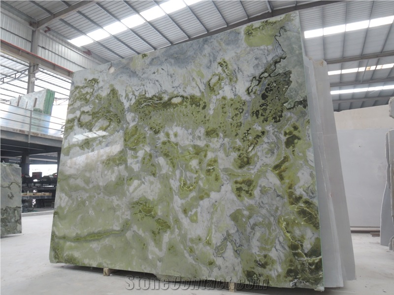 Paradise Jade Marble Green Polished Slabs for Wall