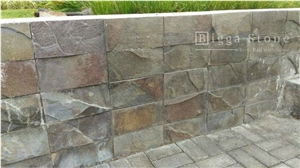 Brown Slate Stone Wall Cladding Ledge Stone