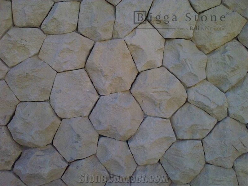 Cream Limestone Tiles Jogja Indonesia Paras Yogya