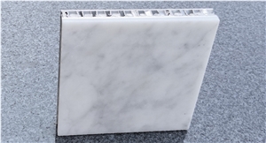 Aluminium Honeycomb Backed White Marble Facade