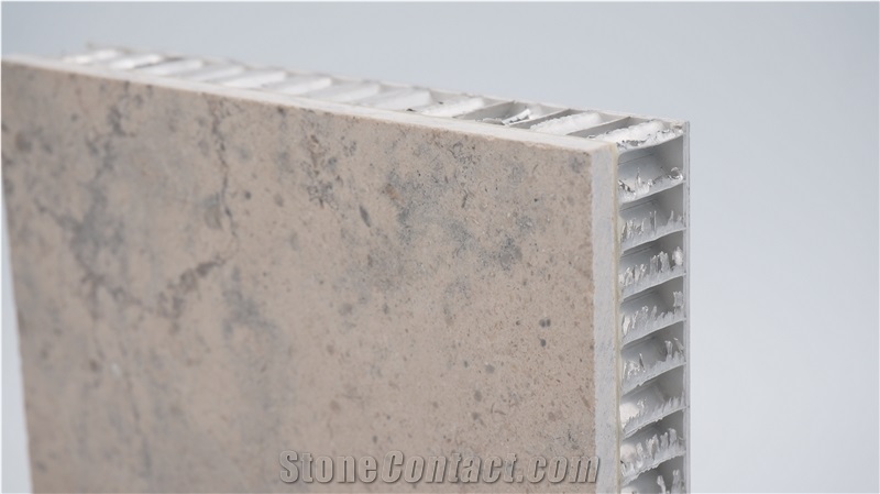 Grey Limestone Honeycomb Backing for Wall Cladding