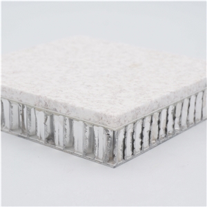 White Granite Composite Aluminium Honeycomb Panel