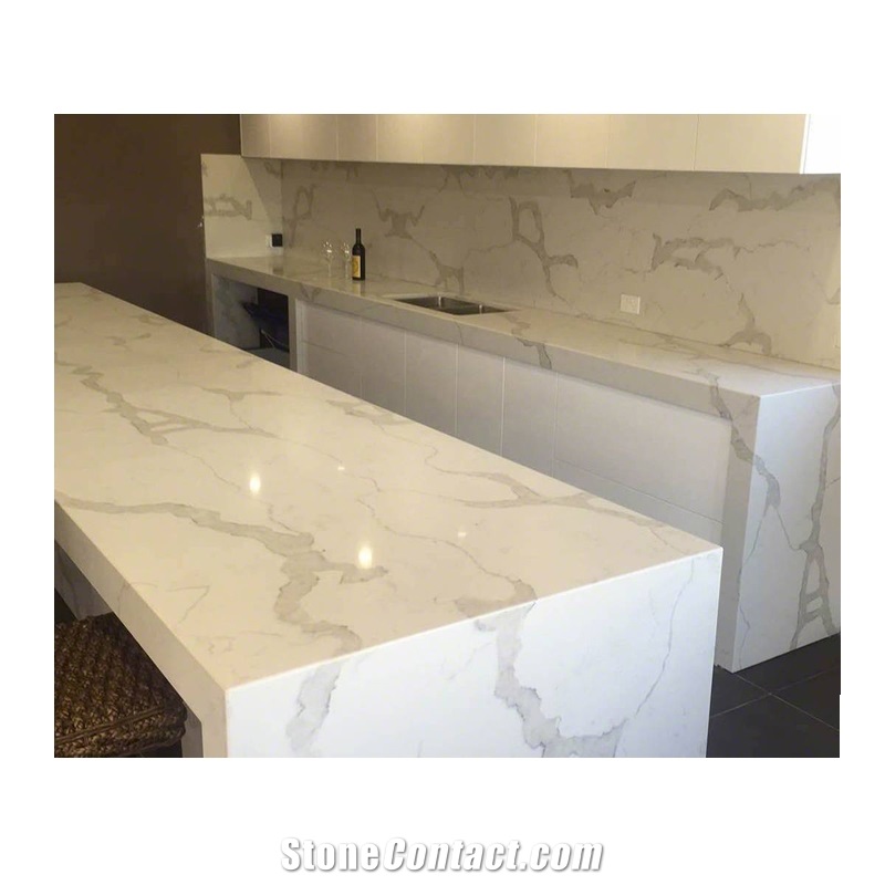 Beautiful Design Calacatta Quartz Countertop