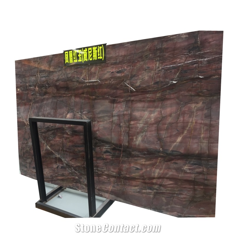 China Venice Red Jade Marble Slabs Good Price