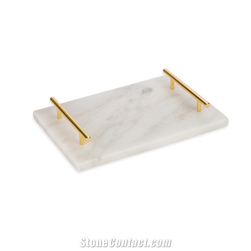 Custom High Quality Marble Desk Tray/Marble Tray