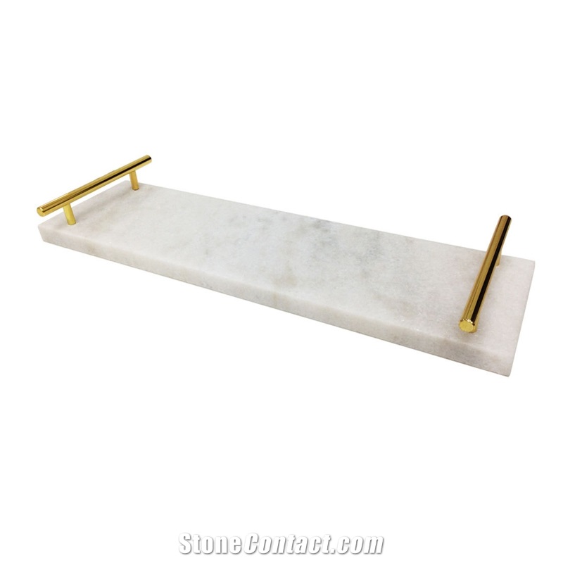 Custom High Quality Marble Desk Tray/Marble Tray