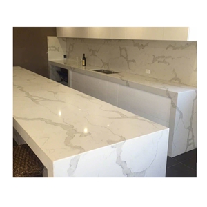 Kitchen Table Top Material White Calacatta Design