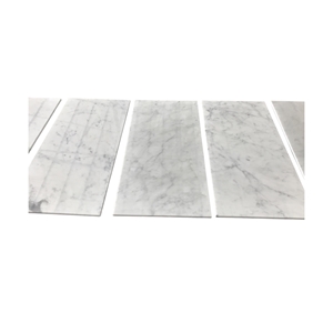 Polished Carrara White Marble Tiles for Floor