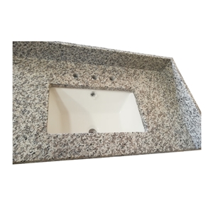 Tiger Skin White Solid Surface Vanity Tops